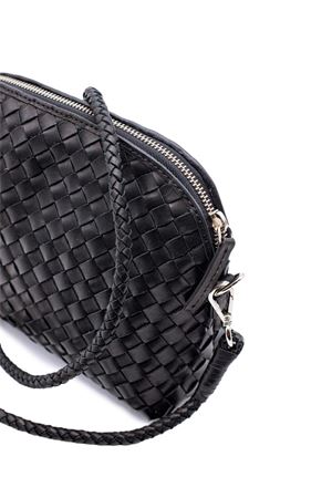 Black leather Chunky Fellini bag DRAGON DIFFUSION | 8011DGS6MATBLACK